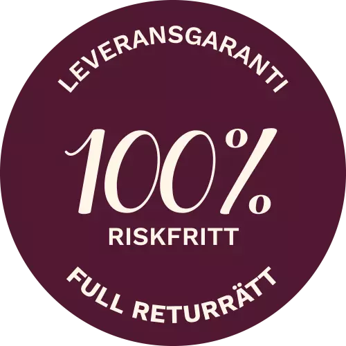 badge leveransgaranti 100% riskfritt